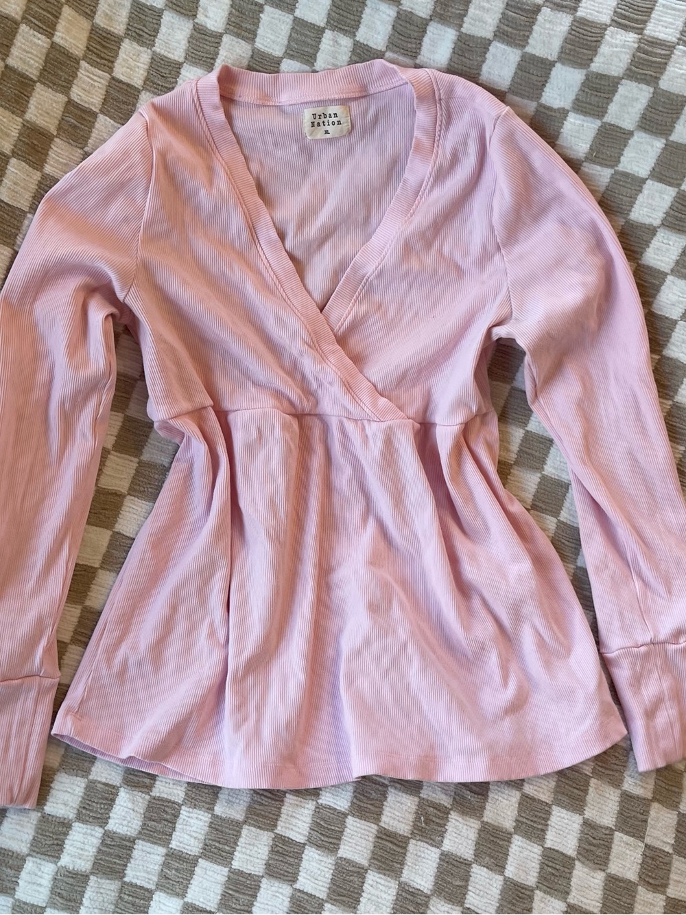 Urban Nation Pink Babydoll Women's Top Size XL